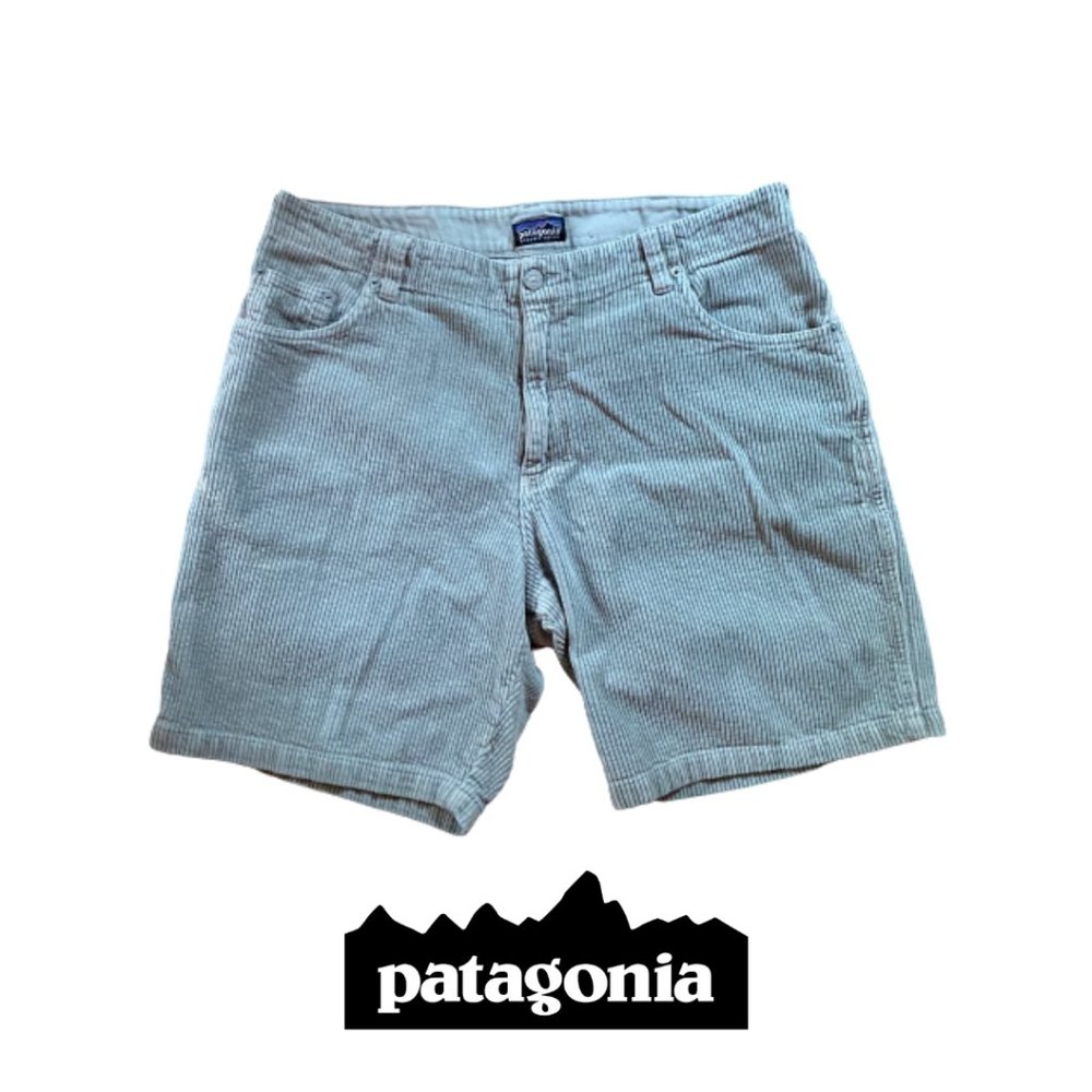 ⛰Patagonia Men's Organic Corduroy Shorts Gray 34🩳